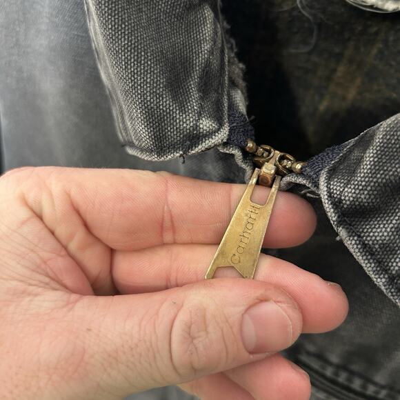 Vintage Carhartt Blanket-Lined Detroit Jacket “Petrol” J97 - Picture 10 of 10